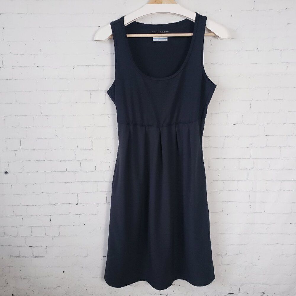 Columbia Marrakesh Maven Omni-Wick Dress Size S Solid Black Pockets Stretch